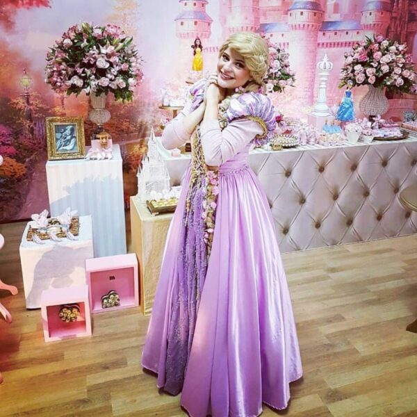 Princesa em festa infantil de menina em São Paulo